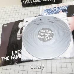 Lada Gaga The Fame Monster 3-LP Color Vinyl Record Set (Silver & Clear Green)