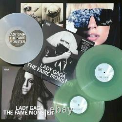 Lady Gaga The Fame Monster 3LP Vinyl (Silver + Coke Bottle Clear) SOLD OUT