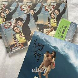 Lana Del Rey NFR Collectors Lime Green Vinyl and Cassette, CD & SIGNED LITHO