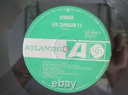 Led Zeppelin II (2) Orig Mega Rare 1969 Misspelling Green Label 1st Press Stereo