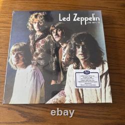 Led Zeppelin Live'69 &'73 4LP Green withBlue & White Splatter Vinyl Record