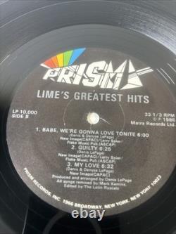Lime The Greatest Hits LP