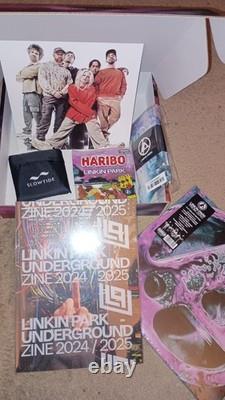 Linkin Park From Zero Promo box, dlx 2LP-Translucent Green, Zine, Haribo, Sox