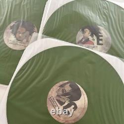 Lot 3 Green Vinyl record LP SAMURAI CHAMPLOO THE WAY OF THE SAMURAI Japan F/S