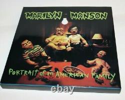 MARILYN MANSON Portrait American Family green Vinyl LP + T-Shirt BOX Set 2009