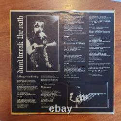 MERCYFUL FATE Don't Break The Oath LP 1st Press Green Combat Label 1984