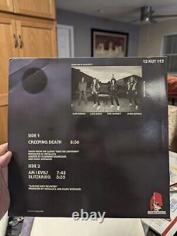 METALLICA CREEPING DEATH 1984 UK WHITE & AQUA MARINE 12 ULTRA RARE Music Nations