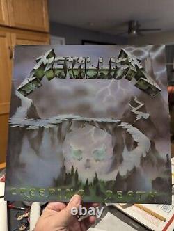 METALLICA CREEPING DEATH 1984 UK WHITE & AQUA MARINE 12 ULTRA RARE Music Nations