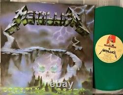 METALLICA CREEPING DEATH GREEN VINYL 12 MAXI-SINGLE music for nations ep VG