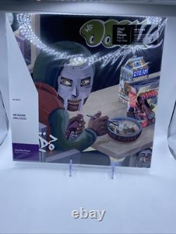 MF DOOM MM. Food Green/White VINYL ME PLEASE VMP Stencil Obi NEW! SEALED! OOP