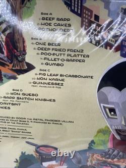 MF DOOM MM. Food Green/White VINYL ME PLEASE VMP Stencil Obi NEW! SEALED! OOP