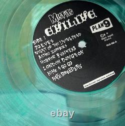 MISFITS EVILIVE ORIGINAL 1987 PLAN 9 GREEN TRANSLUCENT LP vinyl the live VG+