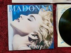 Madonna Australia True Blue Marble Aqua Green Color Vinyl Promo Poster Lp Album