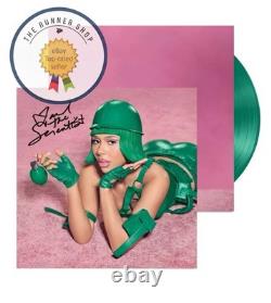 Mariah The Scientist HEARTS SOLD SEPARATELY GREEN SIGNED ART CART VINYL IN HAND