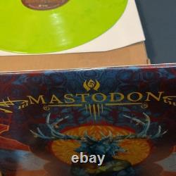 Mastodon Blood Mountain LP Marbled Green vinyl Record Very Rare! Ozzy Pantera