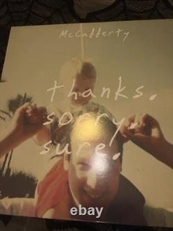 McCafferty Thanks, Sorry, Sure Vinyl Record Pink Green LP Album Screened Side B