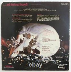 Megadeth Killing Is My Business Vinyl Used 1985 Green Labels Inner Sleeve Letter