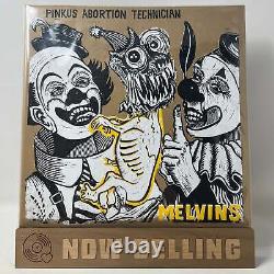 Melvins Pinkus Abortion Technician Vinyl LP Green Mustard Yellow Pinwheel