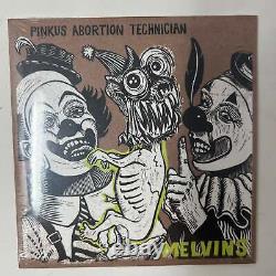 Melvins Pinkus Abortion Technician Vinyl LP Green Mustard Yellow Pinwheel