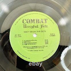Mercyful Fate Don't Break The Oath 1984 Combat MX 8011 Green Label 12 LP Vinyl