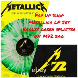 Metallica 72 Seasons PHILADELPHIA PA 2025 Splatter Vinyl Pop Up Shop Exclusive