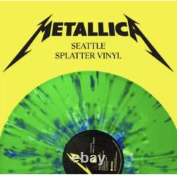 Metallica 72 Seasons Seattle Seahawks Green Splatter Vinyl Pop Up Exclusive 2024