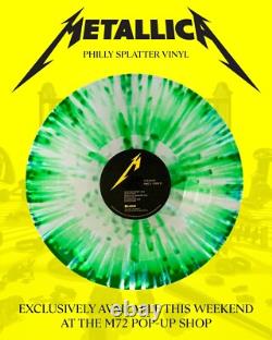 Metallica 72 Seasons Tour 2025 Pop Up Shop Philadelphia Eagles Variant Vinyl