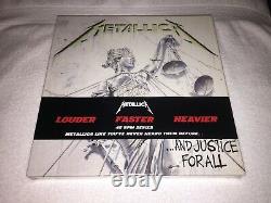 Metallica And Justice For All Green vinyl 45rpm 4xLp Boxset