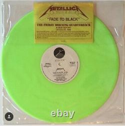 Metallica / Fade To Black 12 GREEN Vinyl 1985 US Original Elektra ED 5042 PROMO
