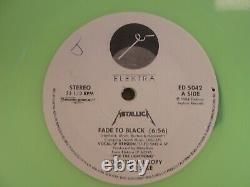 Metallica Fade To Black Promo Elektra? ED 5042 1985 Gow in The Dark Green VG