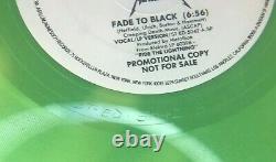 Metallica Fade to Black Promo 1985 Green Vinyl Glow in Dark White Label