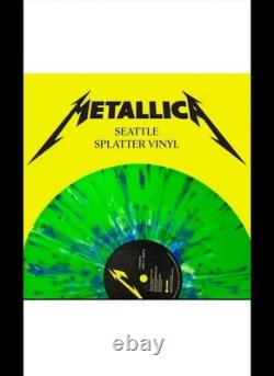 Metallica M72 Tour Vinyl Seattle 2024 Pop-Up Shop Exclusive, Blue Green