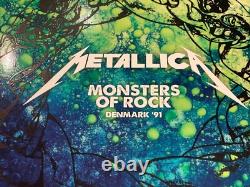 Metallica Monsters Of Rock Denmark 91 Vinyl 2 LP Live Import Green/Blue Wax