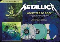 Metallica Monsters Of Rock Denmark 91 Vinyl 2 LP Live Import Green/Blue Wax