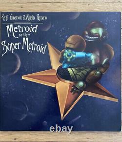 Metroid Trilogy Soundtrack Vinyl LP Moonshake Records Red and Green Splatter
