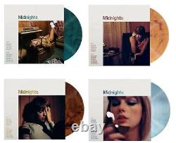 Midnights Exclusive Limited Edition Multi Colored Vinyl LP Collectors Bundle