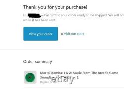 Mortal Kombat I & II 1 & 2 Arcade Soundtrack LP Reptile Green Vinyl /200? New