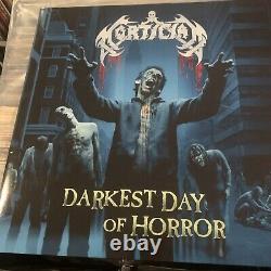 Mortician Darkest Day Of Horror LP 2017 Hells HELLS LP 176 NM/NM BLUE/GREEN