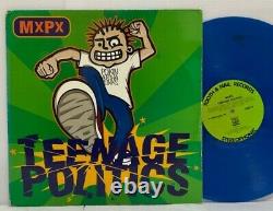 MxPx Teenage Politics LP 1995 US ORIG BLUE VINYL Tooth & Nail NOFX GREEN DAY