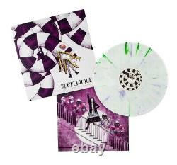 NEW Beetlejuice WaxWork White/ Purple/ Green Beetlejuice Swirl Vinyl Record LP