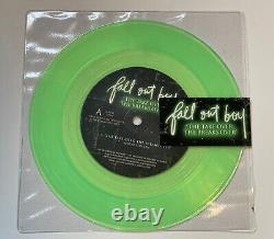NEW Fall Out Boy Take Over The Breaks Over 7 Vinyl Single neon green