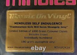 NEW RARE Mindless Self Indulgence Frankenstein Girls GREEN Vinyl 1st