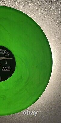 NIRVANA Bleach GREEN MARBLE Colored Vinyl 1992 Original LP