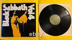 NM Vinyl Record LP Black Sabbath Vol. 4 WB. Original 1972 Green Label BS 2602