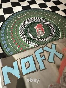 NOFX Ultra Rare Limited to 150 Surprise Green/Red Zoetrope Varient! Vinyl LP