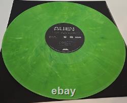 Near Mint Alien, JERRY GOLDSMITH 1979 OST MONDO ACID BLOOD GREEN VINYL 2017