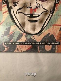 Neck Deep Rain in July Tri-Color Stripe Vinyl White/Red/Green NEW-SEALED