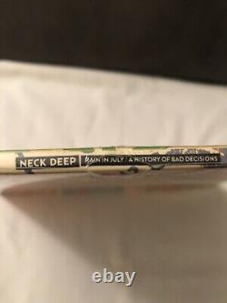 Neck Deep Rain in July Tri-Color Stripe Vinyl White/Red/Green NEW-SEALED