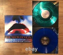 Neon Demon Soundtrack 2xLP Blue/Green Limited color Vinyl Cliff Martinez RARE