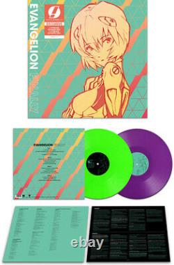Neon Genesis Evangelion Finally Vinyl Record Soundtrack 2LP Green Purple IN HAND